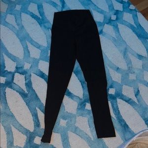 aerie plain black leggings